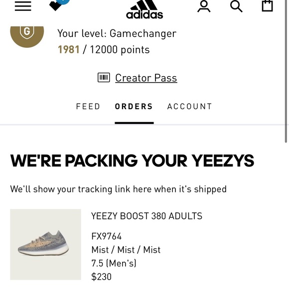 Adidas Yeezy Boost 380 “Mist” - Picture 5 of 5